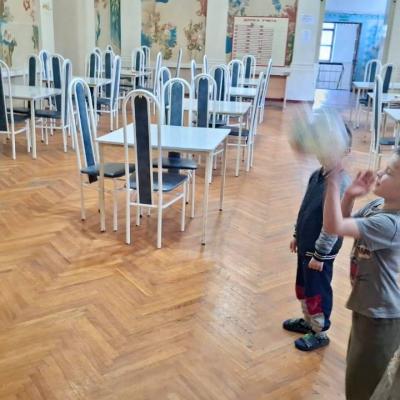 Программа «От игры к спорту» для детей, проживающих в пункте временного размещения, 14 марта 
