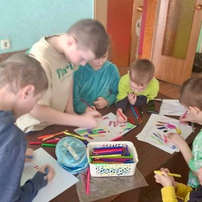 Программа «Мы разные, но мы вместе» для детей, проживающих в пункте временного размещения, 17 марта