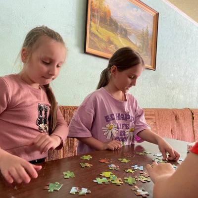 Маршрутная игра «Весёлое путешествие» для детей, проживающих в пункте временного размещения, 28 апреля