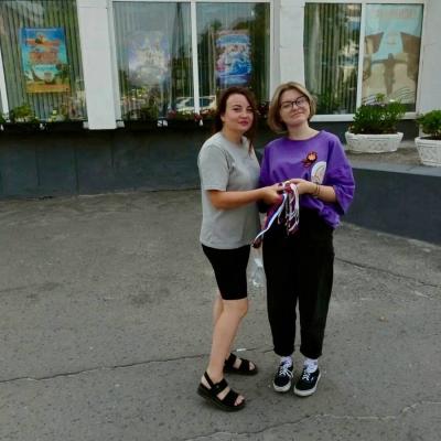 Акция «Российский триколор» 22 августа