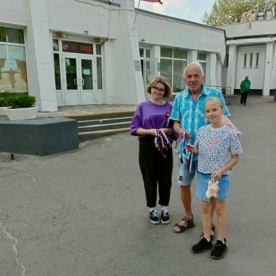 Акция «Российский триколор» 22 августа
